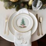 Embrace Elegance – Floral Monogram Linen Napkin – A Cherished Touch for Weddings & Mother's Day - Image 4