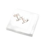 Embrace Elegance – Floral Monogram Linen Napkin – A Cherished Touch for Weddings & Mother's Day - Image 9