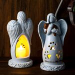 Embrace Their Spirit – Angel LED Candle Holder Statue – A Tender Tribute for Pet Loss - Image 4