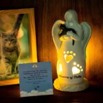 Embrace Their Spirit – Angel LED Candle Holder Statue – A Tender Tribute for Pet Loss - Image 5