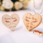 Where Two Hearts Meet – Handcrafted Wooden Magnetic Ring Box – A Cherished Keepsake for Newlyweds - Image 2