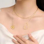 Embrace Healing Journeys – Custom Initial Stethoscope Necklace – For Medical Graduates and Caregivers - Image 2