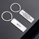 Carry My Heart Always – Engraved Stainless Steel Keychain – For Your Beloved Man's Every Day - Image 5