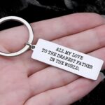 Carry My Heart Always – Engraved Stainless Steel Keychain – For Your Beloved Man's Every Day - Image 7