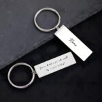 Carry My Heart Always – Engraved Stainless Steel Keychain – For Your Beloved Man's Every Day - Image 9