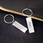 Carry My Heart Always – Engraved Stainless Steel Keychain – For Your Beloved Man's Every Day - Image 10
