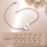 Embrace Your Story – Custom Name & Birth Flower Bracelet – A Cherished Keepsake for Her Special Moments - Image 7