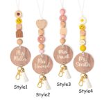Carry Joy & Style – Custom Boho Teacher Lanyard with Name – A Thoughtful Token for Educators & Caregivers - Image 7