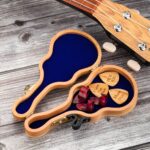 Keep the Rhythm Close – Handcrafted Wood Guitar Pick Box with Picks – For Musicians and Music Lovers - Image 2