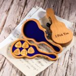 Keep the Rhythm Close – Handcrafted Wood Guitar Pick Box with Picks – For Musicians and Music Lovers - Image 4