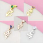 Embrace Your Story – Birth Flower & Birthstone Stud Earrings – A Cherished Treasure for Her Special Day - Image 5