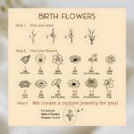 Embrace Your Family's Bloom – Custom Birth Flower Signet Ring – A Cherished Keepsake for Her Special Moments - Image 11