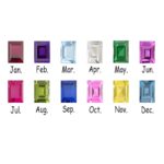 Carry Your Loved Ones Close – Custom Square Birthstone Necklace – A Cherished Keepsake for Mom and Grandma - Image 10