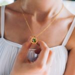 Embrace Luck and Love – Heartbirthstone Horseshoe Necklace – For Daughters, Bridesmaids & Horse Lovers - Image 3