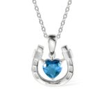 Embrace Luck and Love – Heartbirthstone Horseshoe Necklace – For Daughters, Bridesmaids & Horse Lovers - Image 7