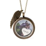 Custom horse hair locket necklace for horse lovers