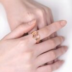 Embrace Her Heart – Dainty Initial & Floral Ring – A Timeless Token for Your Beloved - Image 7