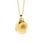 Embrace Your Story – Birth Flower & Photo Oval Locket Necklace – A Cherished Keepsake for Mom, Grandma, or Loved Ones - Image 7