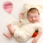 Celebrate New Life’s Arrival – Custom Balloon Acrylic Birth Announcement – For Cherished Newborn Moments - Image 2