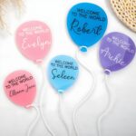 Celebrate New Life’s Arrival – Custom Balloon Acrylic Birth Announcement – For Cherished Newborn Moments - Image 5
