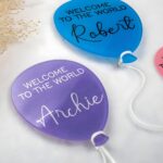 Celebrate New Life’s Arrival – Custom Balloon Acrylic Birth Announcement – For Cherished Newborn Moments - Image 6