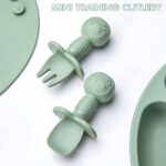 Celebrate Mealtime Magic – Custom Engraved Crab Suction Plate Set – For Curious Babies and Toddlers - Image 9