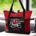 Carry Care and Courage – Customized Nurse Tote Bag – A Thoughtful Tribute for Healthcare Heroes - Image 7