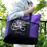 Carry Care and Courage – Customized Nurse Tote Bag – A Thoughtful Tribute for Healthcare Heroes - Image 10