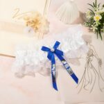 Embrace Your Love Story – Custom Lace Bridal Garter with Name & Date – For Cherished Wedding Moments - Image 8