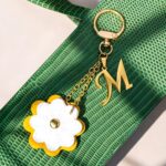 Carry Sunshine Close – Magnetic Daisy Hat Clip with Initial Charm – For Moms & Wanderers Alike - Image 2