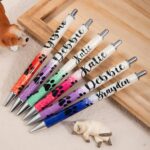 Celebrate Your Bond with Furry Friends – Custom Glitter Paw Print Pen – For Pet Lovers and Vet Techs - Image 2