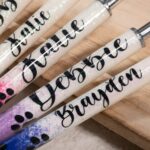 Celebrate Your Bond with Furry Friends – Custom Glitter Paw Print Pen – For Pet Lovers and Vet Techs - Image 4