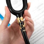 Embrace Your Unique Care – Custom Stethoscope Name Tag with Birthflower & Birthstone – For Nurses and Doctors Who Inspire - Image 3