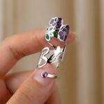 Embrace Your Unique Care – Custom Stethoscope Name Tag with Birthflower & Birthstone – For Nurses and Doctors Who Inspire - Image 4