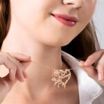 Embrace Her Story – Custom Birth Flower Necklace with Heart – A Cherished Keepsake for Mom, Wife, or Best Friend - Image 6