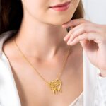 Embrace Her Story – Custom Birth Flower Necklace with Heart – A Cherished Keepsake for Mom, Wife, or Best Friend - Image 7