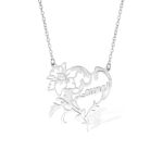 Embrace Her Story – Custom Birth Flower Necklace with Heart – A Cherished Keepsake for Mom, Wife, or Best Friend - Image 10