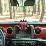 Carry Joy on Every Journey – Custom Name Duck Jeep Car Charm – For Jeep Enthusiasts and Adventurers - Image 4