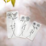 Celebrate Your Bond – Custom Dual Name & Birth Flower Tattoo Designs – For Cherished Couples & Best Friends - Image 6