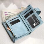 Carry Your Story Close – Birth Flower Tri-Fold Vegan Leather Wallet – A Cherished Keepsake for Daughter or Mom - Image 4