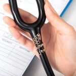 Embrace Your Healing Journey – Hand-Embossed Stethoscope Name Tag with Birthflower – For Nurses, Doctors & Medical Heroes - Image 4