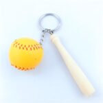 Carry Your Passion – Custom Softball Backpack Keychain with Mini Bat – For Athletes and Sports Enthusiasts - Image 8