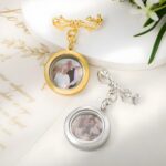 Carry Your Love Close – Custom Photo Wedding Lapel Pin & Bridal Bouquet Charm – For Cherished Moments with Your Fiancé or Fiancée - Image 4