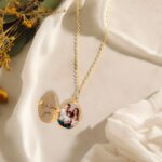 Carry Love's Bloom – Oval Birth Flower Photo Locket Necklace – For Cherished Moms, Grandmas & Wives - Image 4