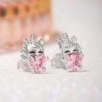 Embrace Magic and Wonder – Birthstone Unicorn Stud Earrings – For Dreamers and Beloved Ones - Image 2