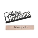 Celebrate Dedication – Custom Wooden Desk Name Sign – For Teachers, Principals & Office Heroes - Image 5