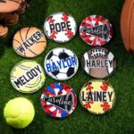 Celebrate Your Passion – Custom Sports Ball Bag Charm – For Friends Who Love the Game - Image 3