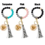 Embrace Rustic Charm – Custom Cow Print Wristlet Keychain – For Cowgirls and Free Spirits - Image 7