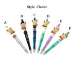 Whimsical Highland Cow Duo – Beaded Pens to Brighten School & Office Days for Cow Lovers - Image 6