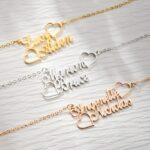 Celebrate Your Bond – Double Heart Name Necklace – A Cherished Keepsake for Mom or Best Friend - Image 2